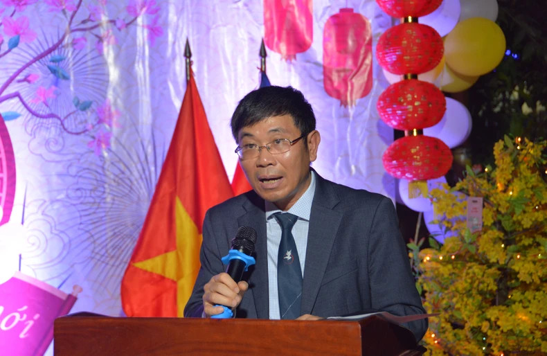 Photo: Minister Counsellor Ngo Van Tuat speaks at the event. (Photo: Son Xinh)