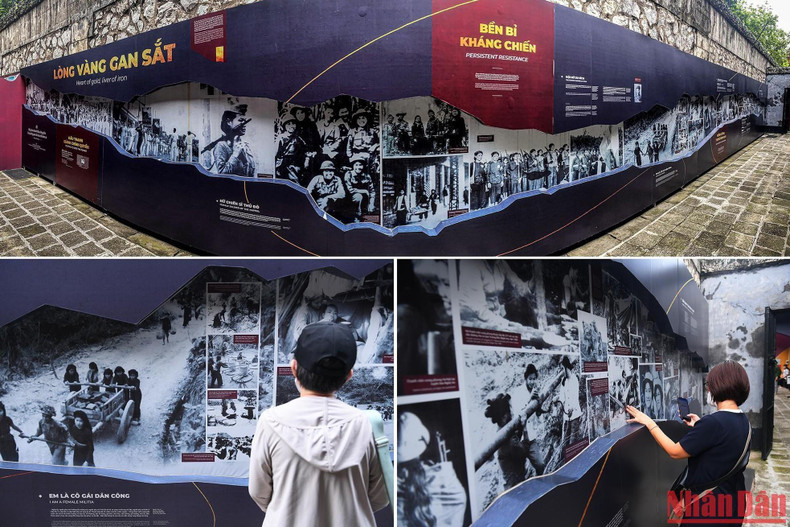 On an area of more than 2,300 square meters, the Hoa Lo Prison relic site displays many precious documents and artefacts introducing the prison’s history and the struggle of revolutionary soldiers who were confined at the prison.