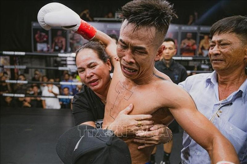 The joy of champion Tran Van Thao. (Photo: VNA) The joy of champion Tran Van Thao. (Photo: VNA)