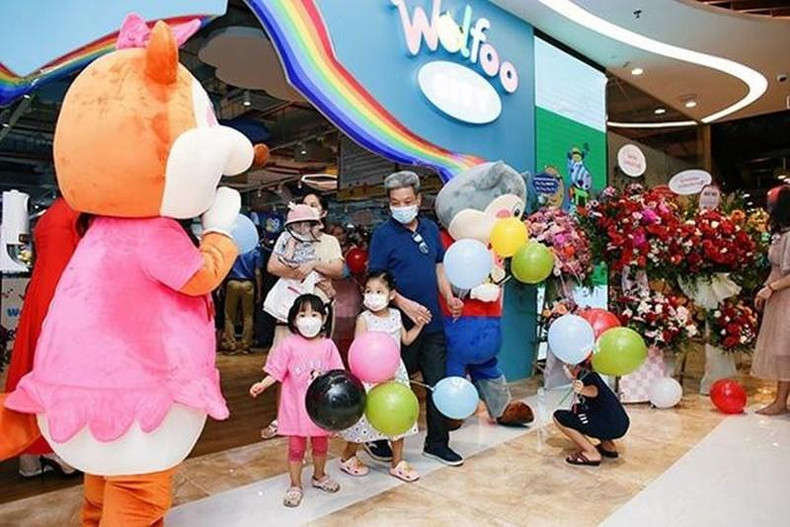 At the Wolfoo City amusement centre (Photo: SCONNECT) At the Wolfoo City amusement centre (Photo: SCONNECT)