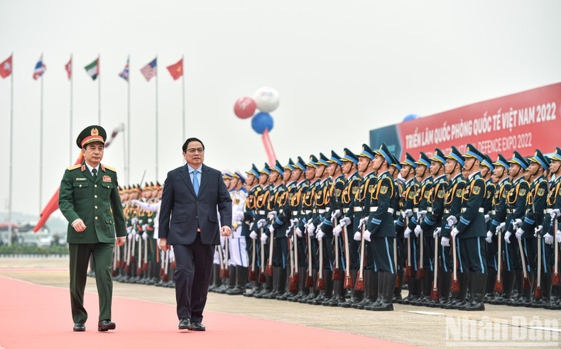 Prime Minister Pham Minh Chinh attends the opening ceremony of Vietnam Defence 2022. Prime Minister Pham Minh Chinh attends the opening ceremony of Vietnam Defence 2022.