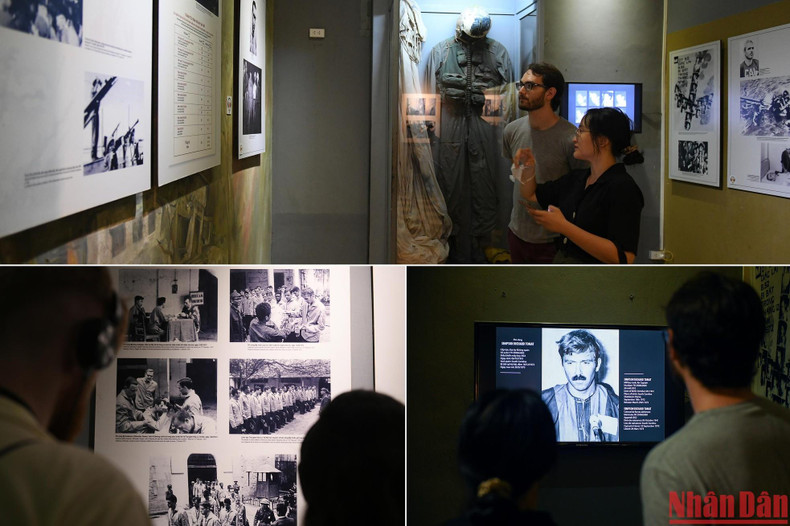 International tourists are especially interested in documents and images of US pilots detained at Hoa Lo Prison from 1964 to 1973.