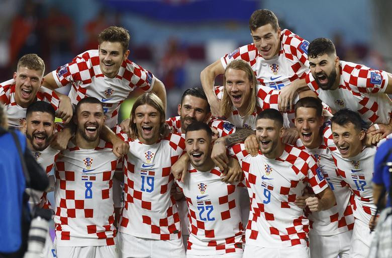 Croatia players celebrate after the match as they finish in third place. (Photo: REUTERS) Croatia players celebrate after the match as they finish in third place. (Photo: REUTERS)