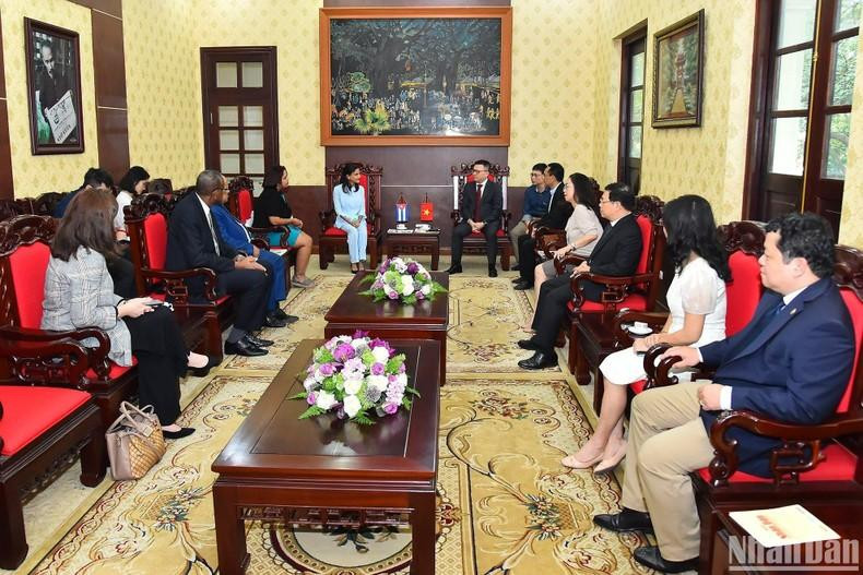 Overview of the reception. (Photo: NDO/Thuy Nguyen)