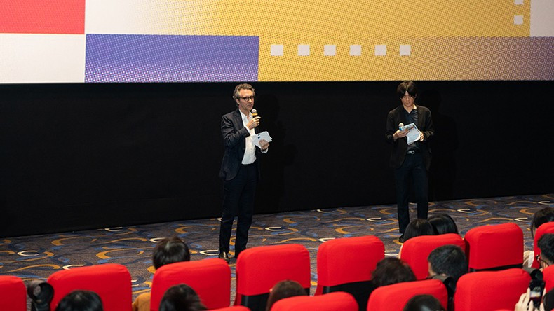 European Union Ambassador to Vietnam Giorgio Aliberti delivered the opening speech at the event in Hanoi on the evening of May 21. (Photo provided by the organisers) European Union Ambassador to Vietnam Giorgio Aliberti delivered the opening speech at the event in Hanoi on the evening of May 21. (Photo provided by the organisers)