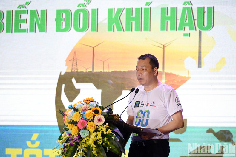 Deputy Minister of Industry and Trade Dang Hoang An speaks at the event.