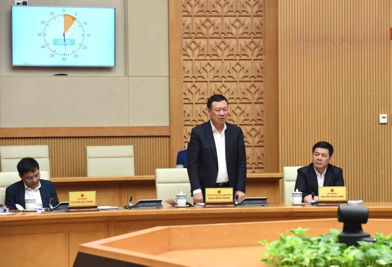 Government Inspector General Doan Hong Phong is speaking. Government Inspector General Doan Hong Phong is speaking.