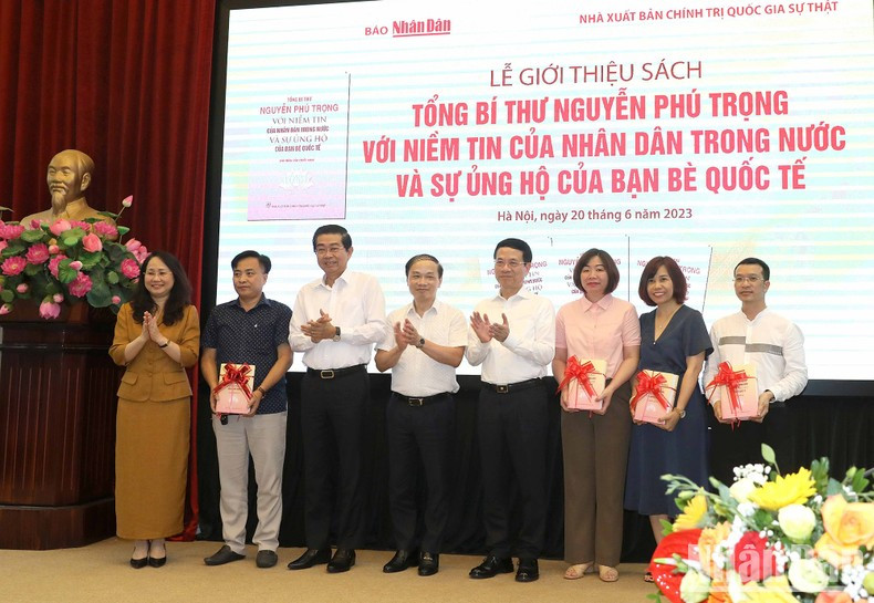 Delegates present the book to representatives of a number of agencies, localities, schools and libraries. Delegates present the book to representatives of a number of agencies, localities, schools and libraries.
