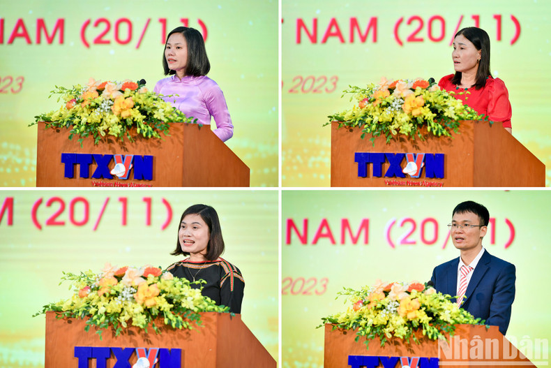 [In Pictures] Media agencies celebrate Vietnamese Teachers’ Day ảnh 8