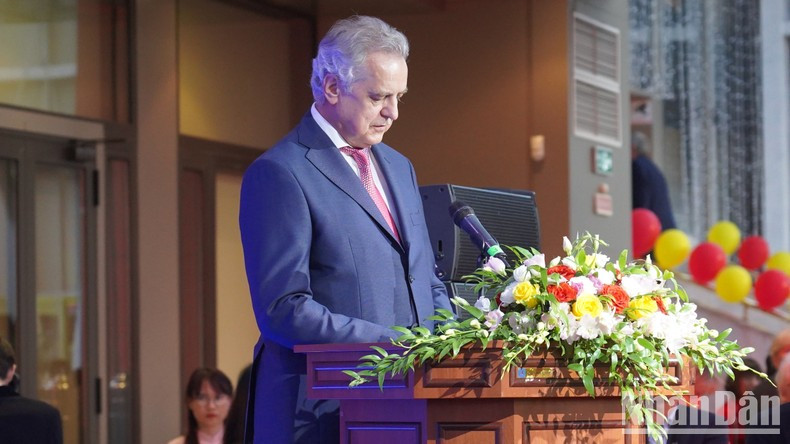 Photo: Chairman of the Committee for External Relations of St. Petersburg Evgeny Grigoriev. (Photo: XUAN HUNG)