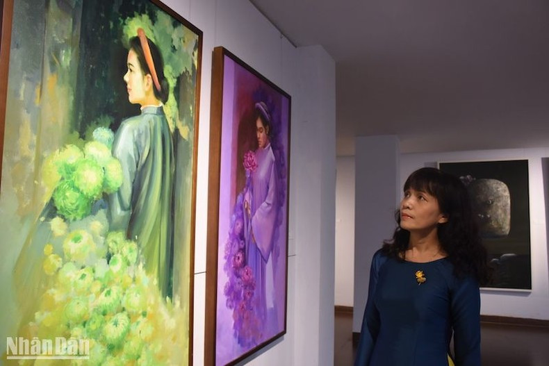Many impressive works at the Young Fine Art Exhibition - Da Nang 2023. (Photo: ANH DAO) Many impressive works at the Young Fine Art Exhibition - Da Nang 2023. (Photo: ANH DAO)