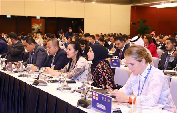 Participants at the closing session of 9th Global Conference of Young Parliamentarians (Photo: VNA) Participants at the closing session of 9th Global Conference of Young Parliamentarians (Photo: VNA)