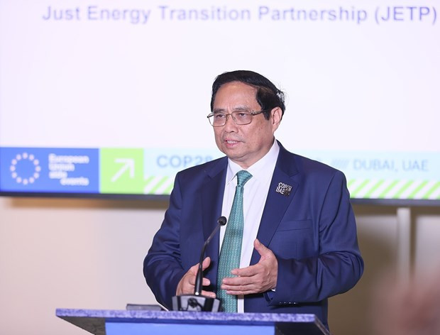 PM Pham Minh Chinh speaks at the ceremony (Photo: VNA)