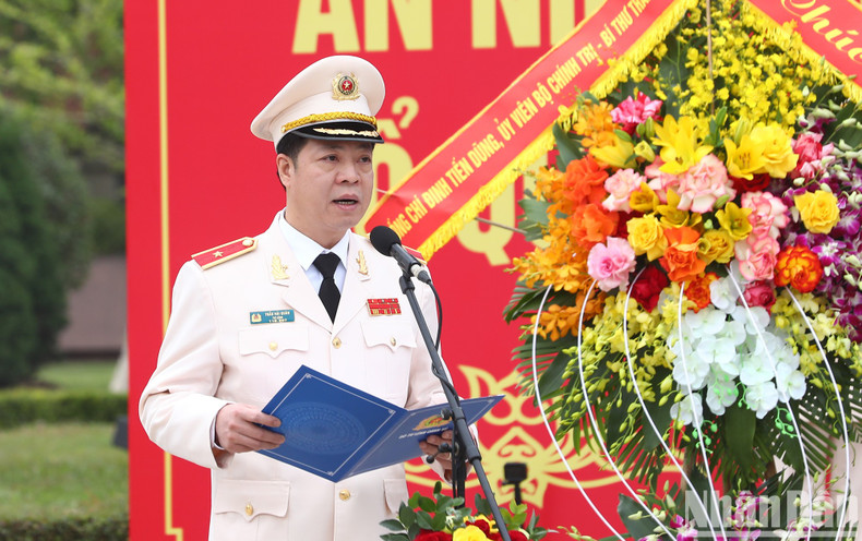 Commander Maj. Gen. Tran Hai Quan delivered the opening speech. Commander Maj. Gen. Tran Hai Quan delivered the opening speech.