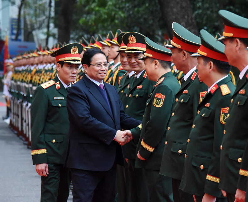 Prime Minister Pham Minh Chinh visits the Military Medical Academy. Prime Minister Pham Minh Chinh visits the Military Medical Academy.
