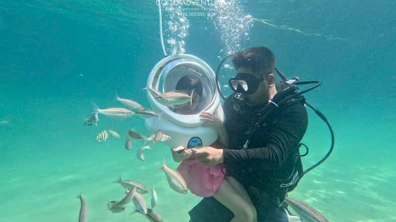 Co To’s marine environment is clean and rich in rare marine species