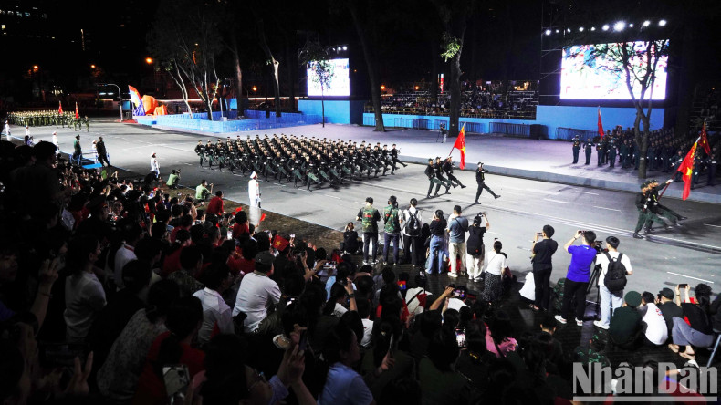 The joy as the parade units march by.