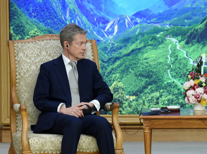 Nicolas Berggruen, Founder and Chairman of Berggruen Holdings and Berggruen Institute speaks at the meeting Nicolas Berggruen, Founder and Chairman of Berggruen Holdings and Berggruen Institute speaks at the meeting