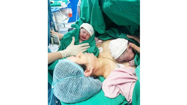 Babies born through assisted reproduction at the Military Clinical Embryology Institute (Military Medical Academy). Photo: MINH TAM