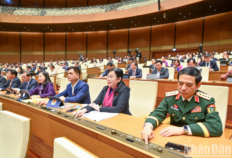 NA deputies vote to approve the Resolution of supplementing the socio-economic development plan for 2025 with a growth target of 8% or more. NA deputies vote to approve the Resolution of supplementing the socio-economic development plan for 2025 with a growth target of 8% or more.