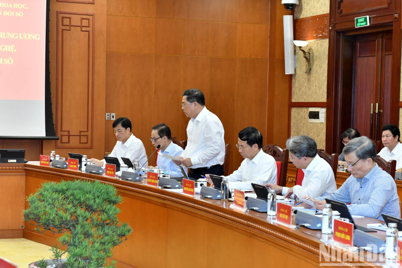 Delegates attend the meeting.