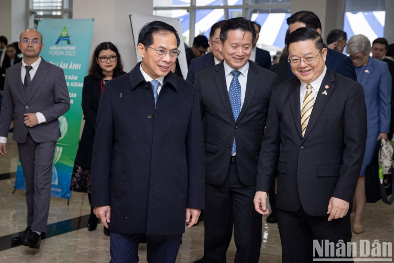 Deputy Prime Minister and Minister of Foreign Affairs Bui Thanh Son and other delegates