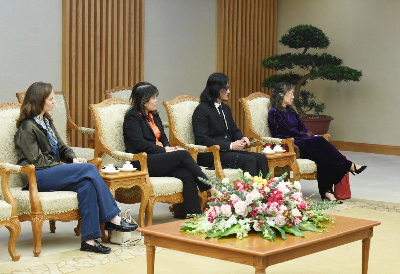 Members accompanied Nicolas Berggruen to the reception Members accompanied Nicolas Berggruen to the reception