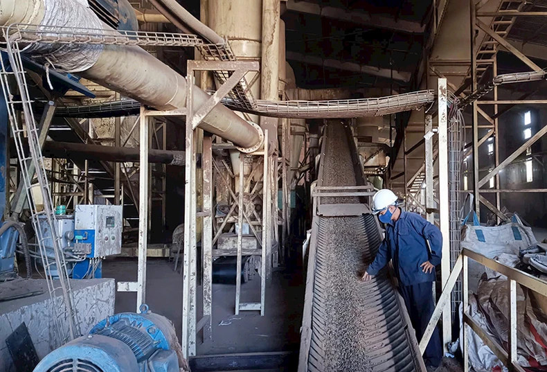 Wood pellet production at Tan Phu Son Joint Stock Company (Binh Duong Town Industrial Cluster, Phu My District).