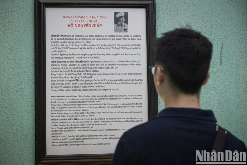 Adjacent to the meeting room is the office of General Vo Nguyen Giap. Adjacent to the meeting room is the office of General Vo Nguyen Giap.