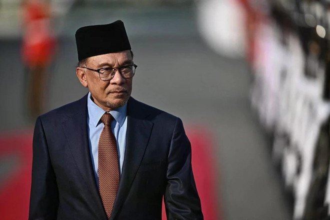 Malaysian PM Anwar Ibrahim (Photo: AFP/VNA)