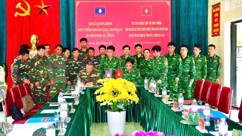 Both sides agree on the timing and section of the next provincial-level joint border patrol. (Photo: Le Thach) Both sides agree on the timing and section of the next provincial-level joint border patrol. (Photo: Le Thach)
