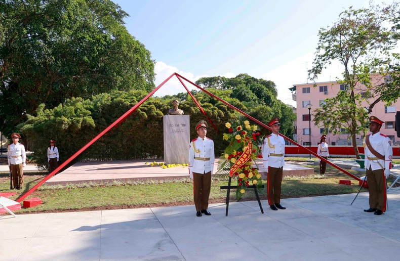 Overview of the campus of President Ho Chi Minh's monument in Havana. (Photo: VNA) Overview of the campus of President Ho Chi Minh's monument in Havana. (Photo: VNA)