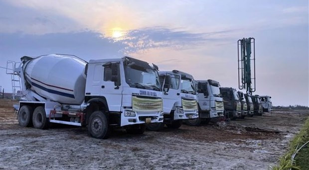 At the groundbreaking ceremony (Photo: VNA)