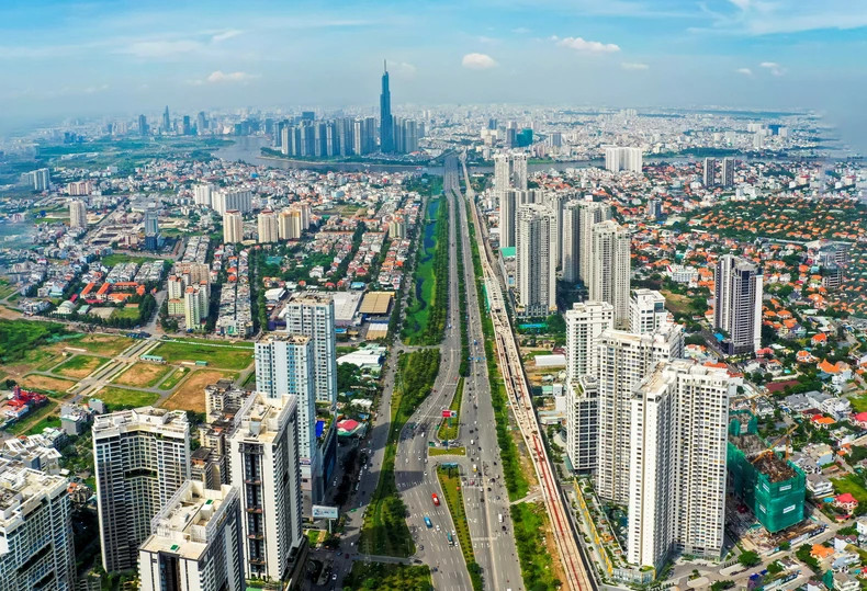An overview of modern-day Ho Chi Minh City. (Photo by Dang Anh) An overview of modern-day Ho Chi Minh City. (Photo by Dang Anh)