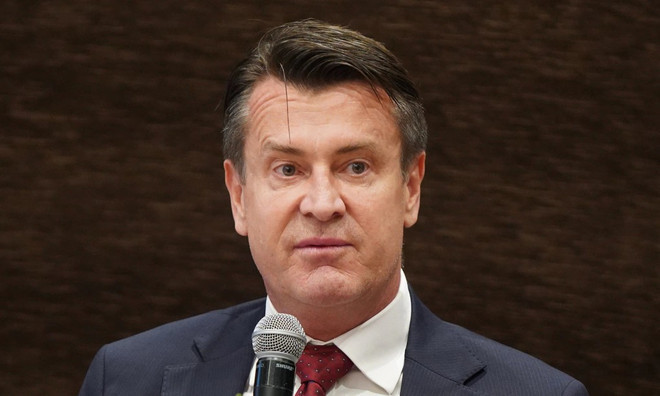 Julian Gorman, GSMA’s Head of Asia-Pacific, speaks at the event in Hanoi on April 15. (Source: vnexpress.net)