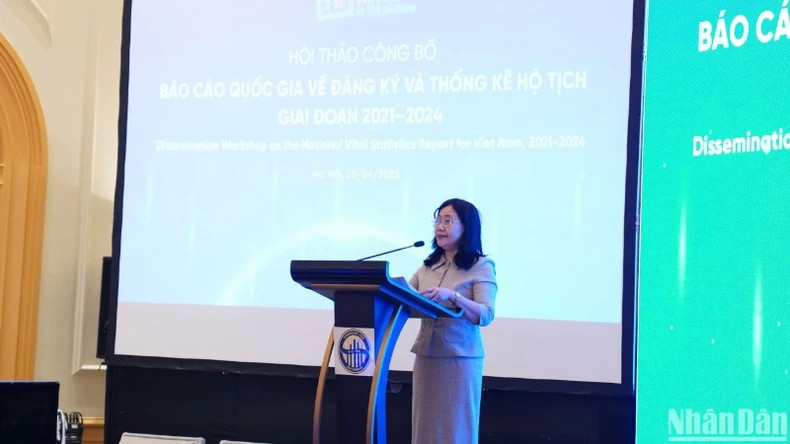 Nguyen Thi Huong, Director General of the General Statistics Office, Ministry of Finance. Nguyen Thi Huong, Director General of the General Statistics Office, Ministry of Finance.