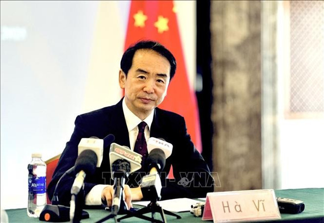 Chinese Ambassador to Vietnam He Wei. (Photo: VNA)