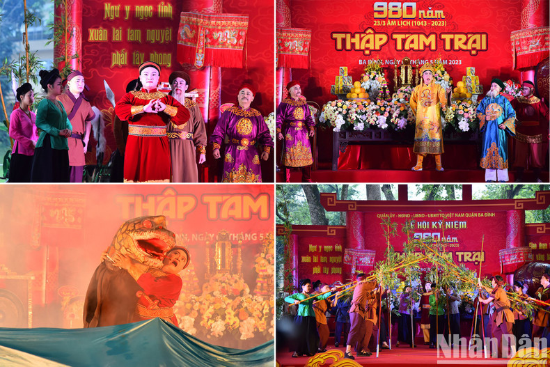 A stage performance recalling the life and contributions of Nguyen Quy Cong. A stage performance recalling the life and contributions of Nguyen Quy Cong.