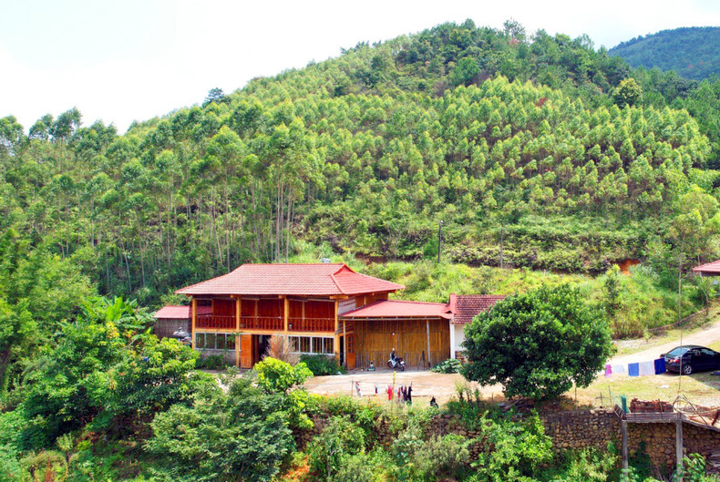 Homestay A Dao is an interesting destination for travellers to Phat Chi Village. (Photo: baoquangninh.vn)