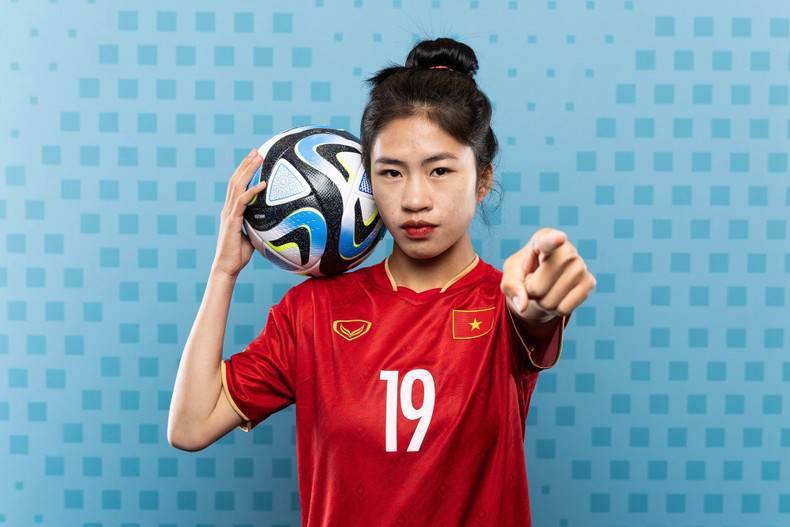 Midfielder Nguyen Thi Thanh Nha (Hanoi Women’s Football Club)