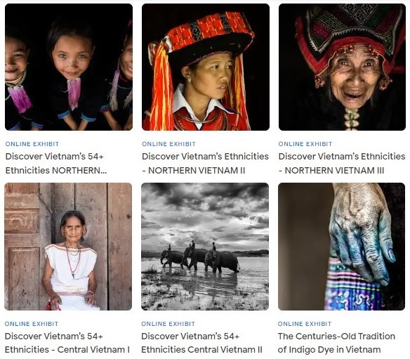 The ‘Precious Heritage’ virtual exhibition is a journey to discover the portraits of 54 Vietnamese ethnic groups, from the northern mountains to the central coastal provinces and Central Highlands, and the Southern region.