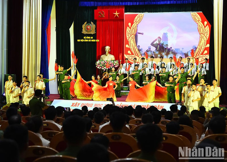 A performance at the ceremony. A performance at the ceremony.