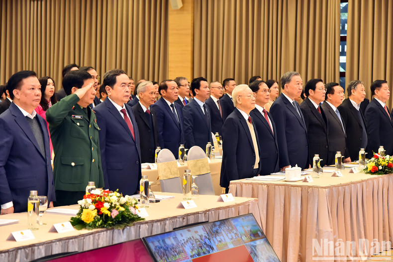 Delegates at the opening ceremony.