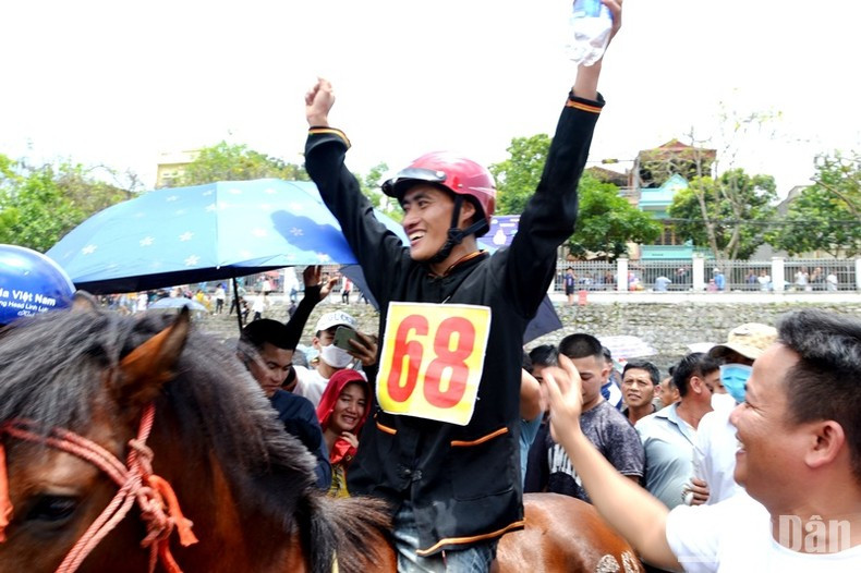 The joy of the champion