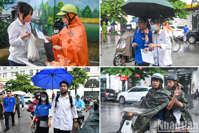 The morning on the first day of the exam had light rain, but it couldn’t discourage the candidate. The morning on the first day of the exam had light rain, but it couldn’t discourage the candidate.