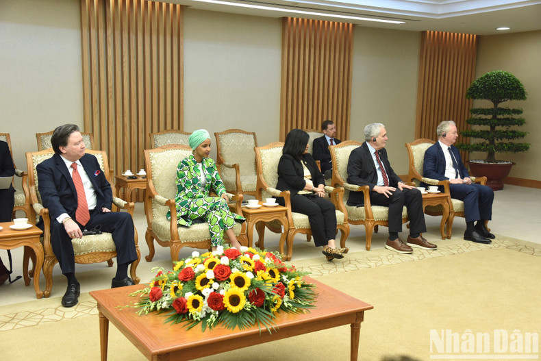 Delegates of the US side at the event. Delegates of the US side at the event.