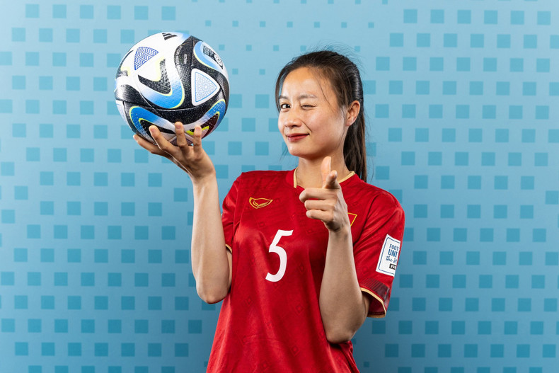 Defender Hoang Thi Loan (Hanoi Women’s Football Club)