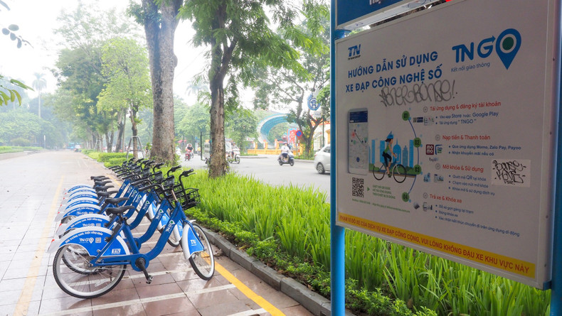All rental stations are located roughly a kilometre apart near the metro line, bus stops, parks, and tourist attractions. (Photo: toquoc.vn) All rental stations are located roughly a kilometre apart near the metro line, bus stops, parks, and tourist attractions. (Photo: toquoc.vn)