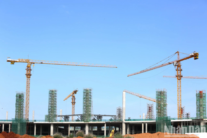 Long Thanh Airport Terminal T1 is expected to be directly connected to the high-speed railway station.