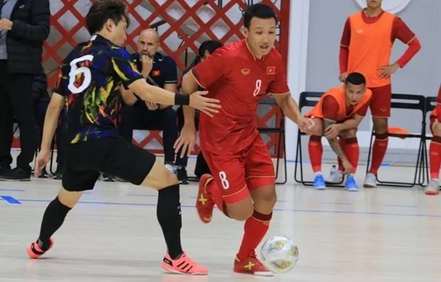 Vietnam finishes first in Group D, followed by the RoK, advancing to the final round of the 2024 AFC Futsal Asian Cup (Photo: VFF) Vietnam finishes first in Group D, followed by the RoK, advancing to the final round of the 2024 AFC Futsal Asian Cup (Photo: VFF)